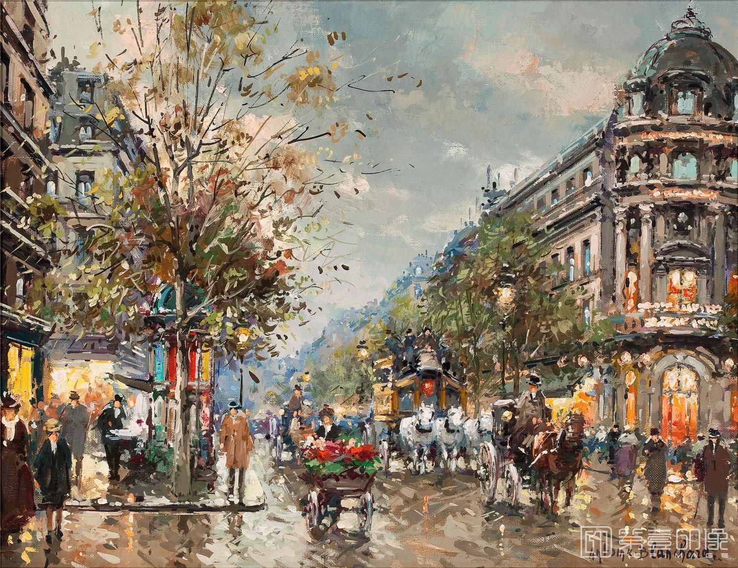 油画-安托万·布兰乍得 Antoine Blanchard作品-033